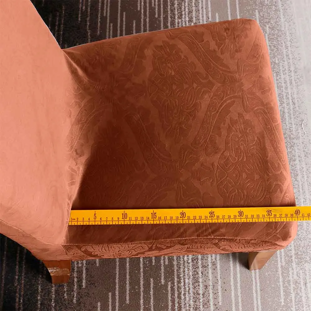 3D эффект утолщенной отель стрейч эластичный столовая тиснение Банкет Универсальный Свадебная вечеринка сиденье декоративные чехлы на стулья