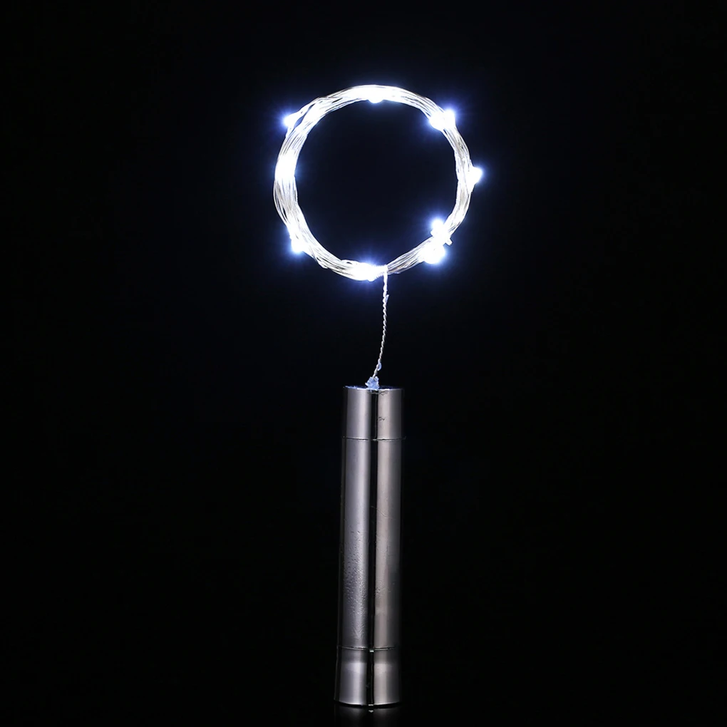 1.5/2m Metal Bottle Stopper LED Copper Wire String Light Fairy Lamp Party Home Wedding Decoration
