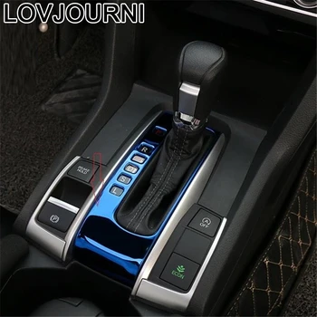 

Control System Gear Panel Interior Chromium Automobile Decorative Accessories Accessory Decoration 16 17 18 19 FOR Honda Civic