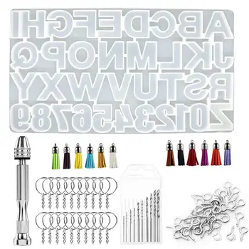 

Alphabet Keychain Mold, Resin Alphabet Molds Silicone Keychain Molds Resin Lette N0HE