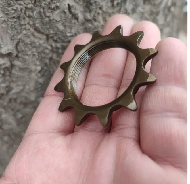 Description Picture 3 of itemMountain Bike Single Speed Track Bike Steel Flywheel 12T BMX Freewheel Fixed Gear Flywheel 34MM Inner Diameter