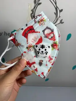 

Christmas KN95 Kids Masks 4 Layers Face Mask FFP2 Respirator Protective Mask For Girls Boys Children Filter Mask FFP2 Mascarilla