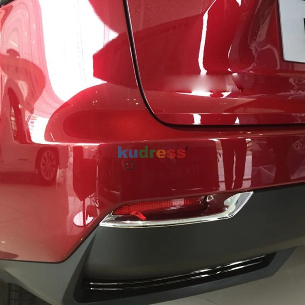 Для LEXUS NX300H ABS хромированная отделка задний противотуманный светильник рамка Автомобильные лампы украшения 2 шт