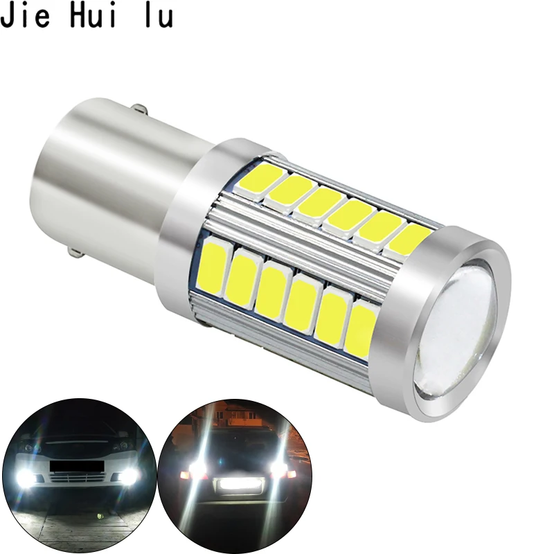 10 шт. P21W 1156 BA15s 33 светодиодный 7443 7440 3157 5630 SMD автомобильный поворотный сигнальный