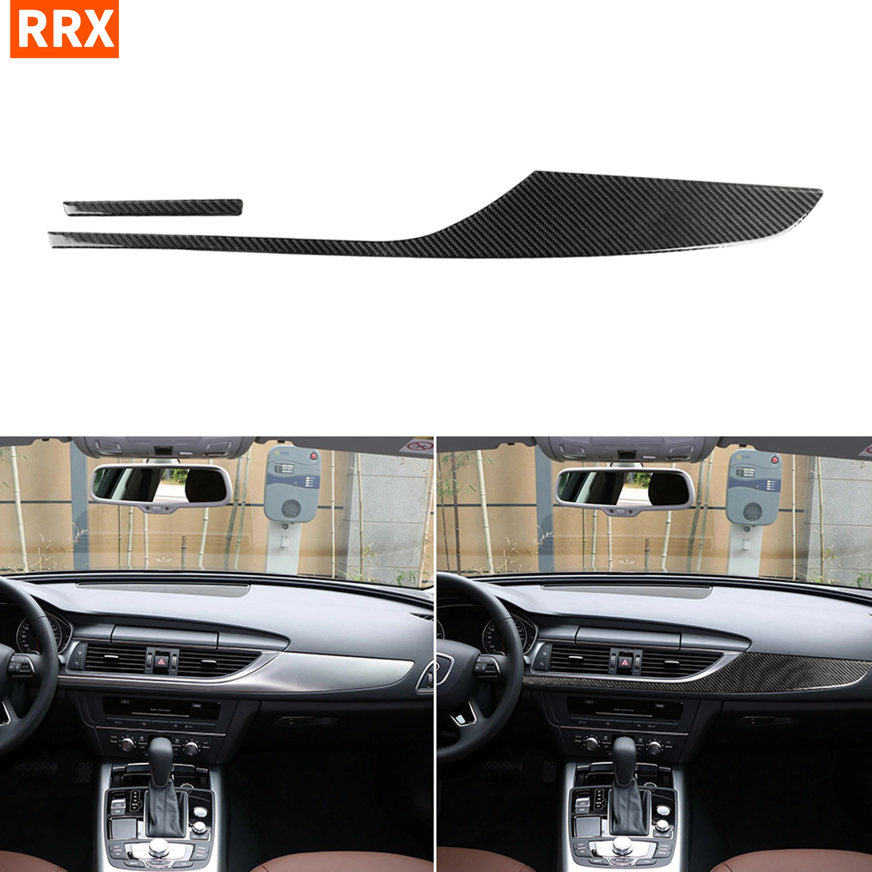 Für Audi A6 S6 C7 A7 S7 4G8 2011-2018 Zubehör Carbon Fiber