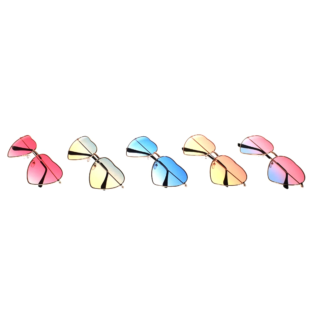 Женские солнцезащитные очки в форме сердца с металлическими отражающими зеркальными линзами, модные солнцезащитные очки, брендовые дизайнерские женские аксессуары для путешествий