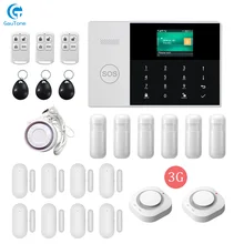 wifi 3g беспроводная домашняя Интеллектуальная охранная противопожарная Охранная Сигнализация приложение дистанционное управление для iOS и Android