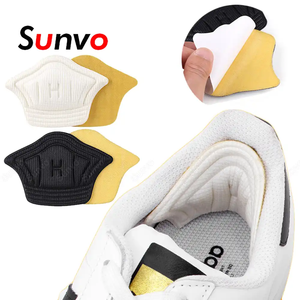 Sunvo靴ヒールライナーグリップ靴サイズ減速フィラー高かかとクッションパッドスニーカー痛みプロテクターステッカー インサートクッション Aliexpress
