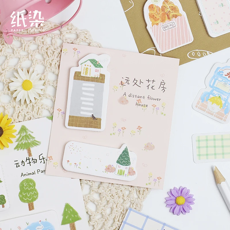 

12PCS/LOT tranquility in Dream series creative fresh message memo pad