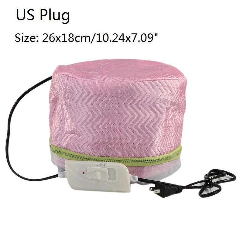 D US Plug 3 режима, Регулируемая Кепка для Пароварки, фены, электрическая Кепка для подогрева волос, шапка для салона, Домашнее использование, сделай сам, для волос, спа, питательные Инструменты для укладки - Цвет: D US Plug