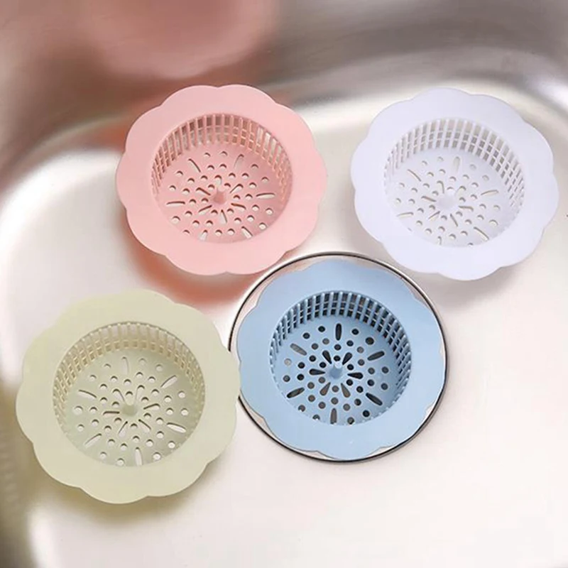 Flower Hollow Drainage Filter 4 Colors Efficient Kitchen Drains Sink Anti-blocking Garbage Isolation Bathroom | Обустройство дома