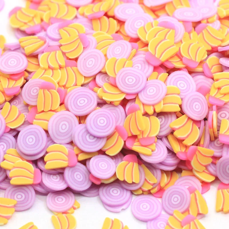 Счастливые обезьяны фимо фрукты слизи добавки поставки банан Полимерная глина ломтик долива DIY Декор для пушистой прозрачной хрустящей слизи глины