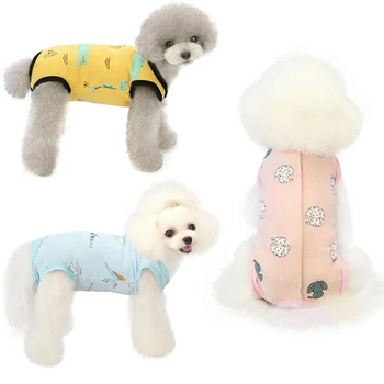 

Pet Cat Clothes Surgical Recovery Suit for Abdominal Wounds Skin Diseases After Surgery Wear E-Collar Alternative for Puppy Dogs