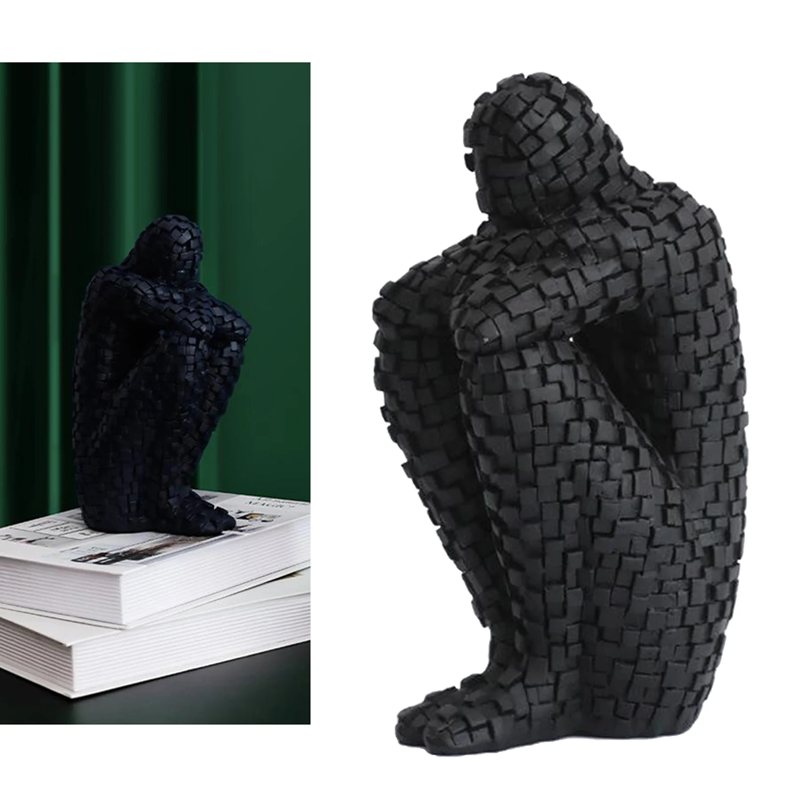 ART Design Book Holder Bookend Book End Stopper Holder Resin Figurine Decor
