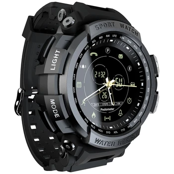 

LOKMAT MK28 Sports Smart Watch 1.14Inch IPS Color Screen IP68 Waterproof Smart Watch Call Reminder and Luminous Dial