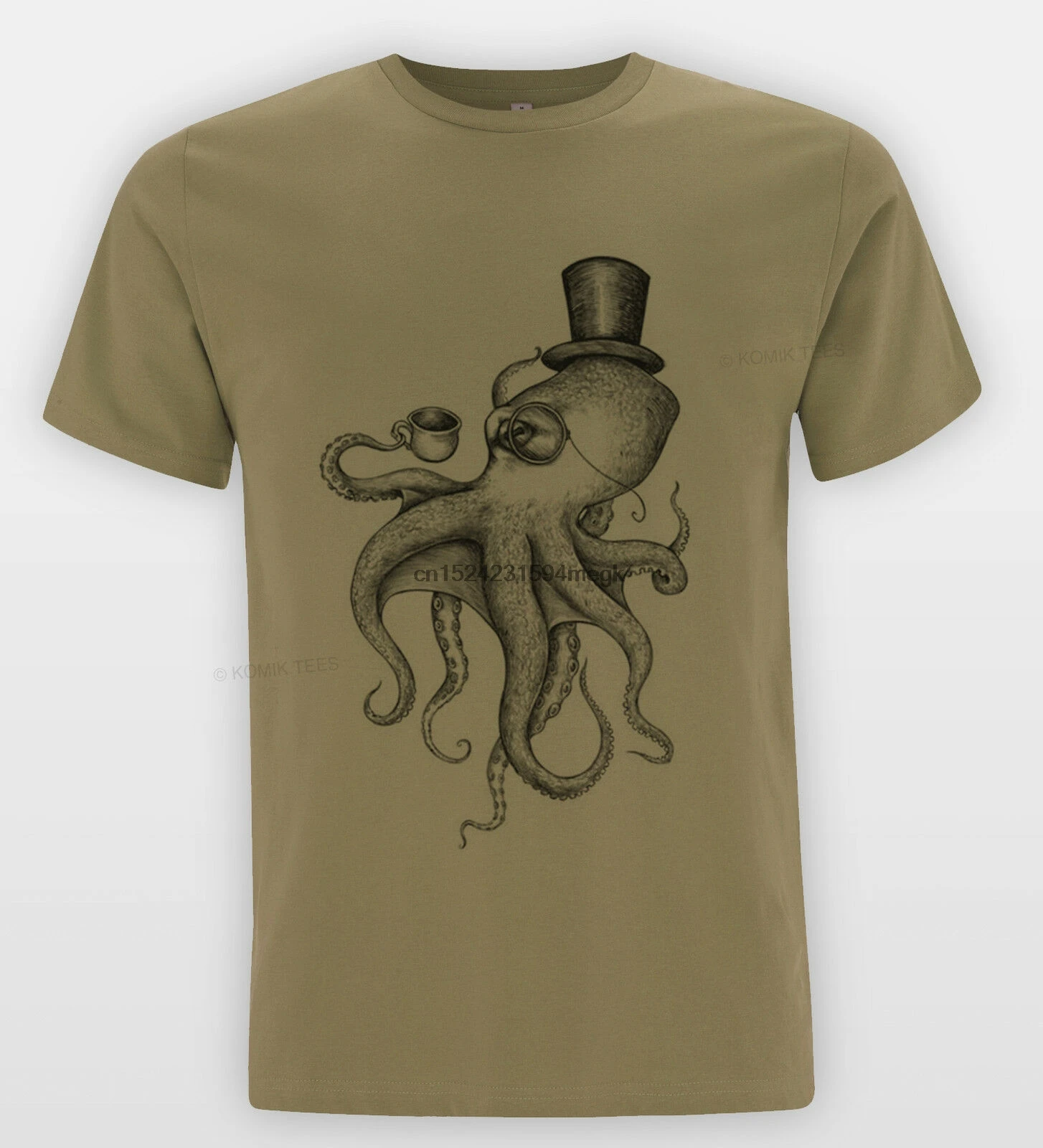 Футболка с изображением осьминога шляпы морской дизайн тату футболка