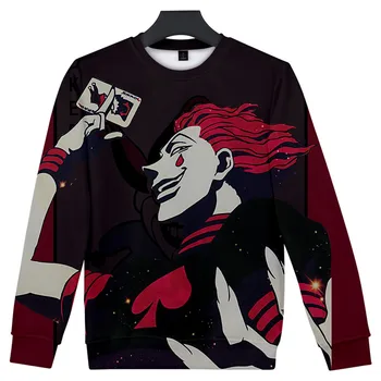 

Printed Hoodies Sweatshirt Fashion High Quality Oversized Hoodie Long Sleeve Tracksuit Tops Clothes Hunter X Hunter Hisoka 3D