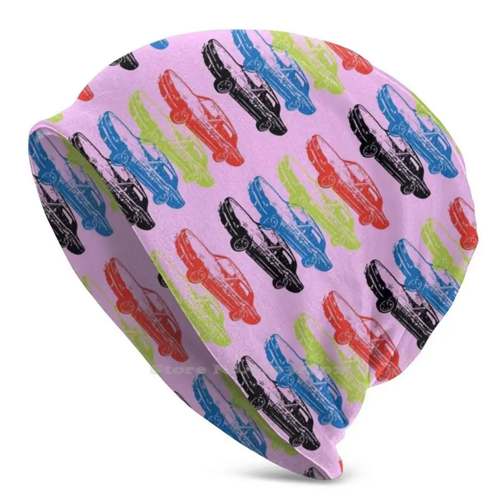 

66 Pop Art Beanie Hat Hedging Cap Outdoor Sports Breathable Thin Windproof Classic Automatic Transmission Wire Wheel