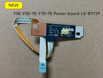 

original For Lenovo Y50 Y50-70 Y70-70 Series Power Button switch Board with Flex Cable LS-B111P