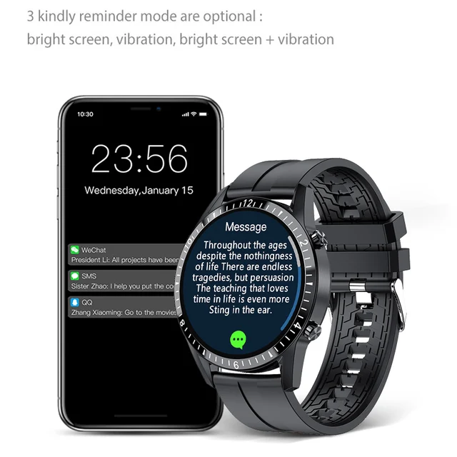 LIGE Bluetooth Phone Smart Watch Men Waterproof Sports Fitness Watch Health Tracker Weather Display 2020 New smartwatch Woman 4