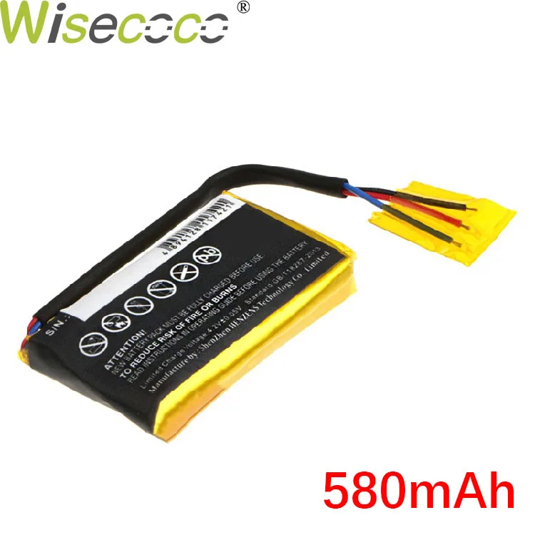 WISECOCO 580 мАч GSP072035 батарея для J BL GO FF/J BL Go/JBLGOBLK новейшее производство Высококачественная батарея+ код отслеживания