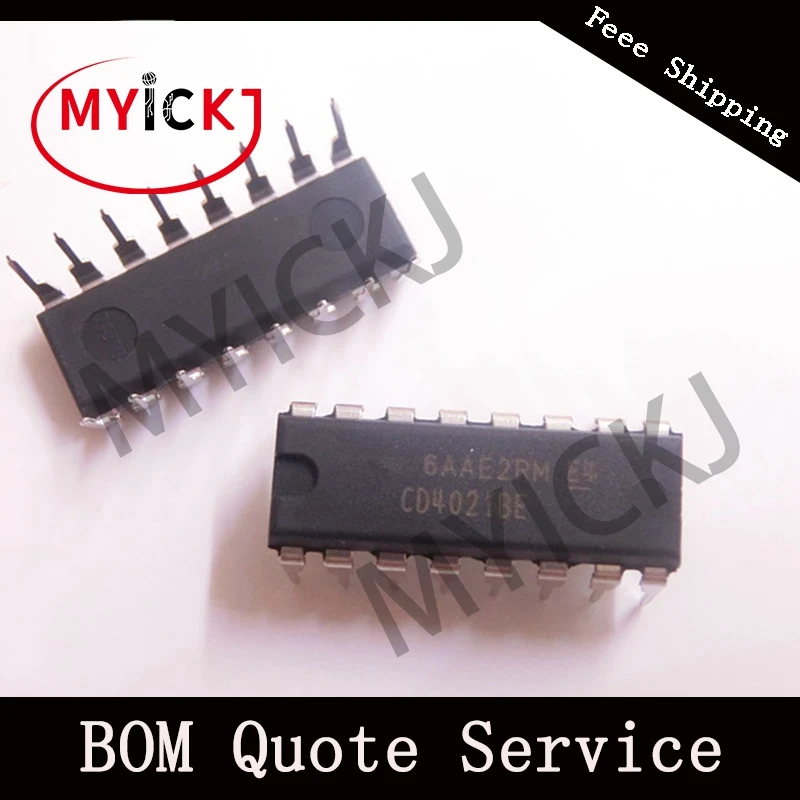 5pcs CD4021 CD4021BE CMOS STATIC SHIFT REG DIP16 DIP-16 TI IC NEW