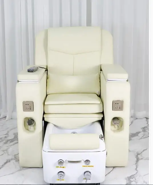 Nail salon can lay down electric massage sofa chair multi-functional beauty and eyelashes foot chair foot bath for feet