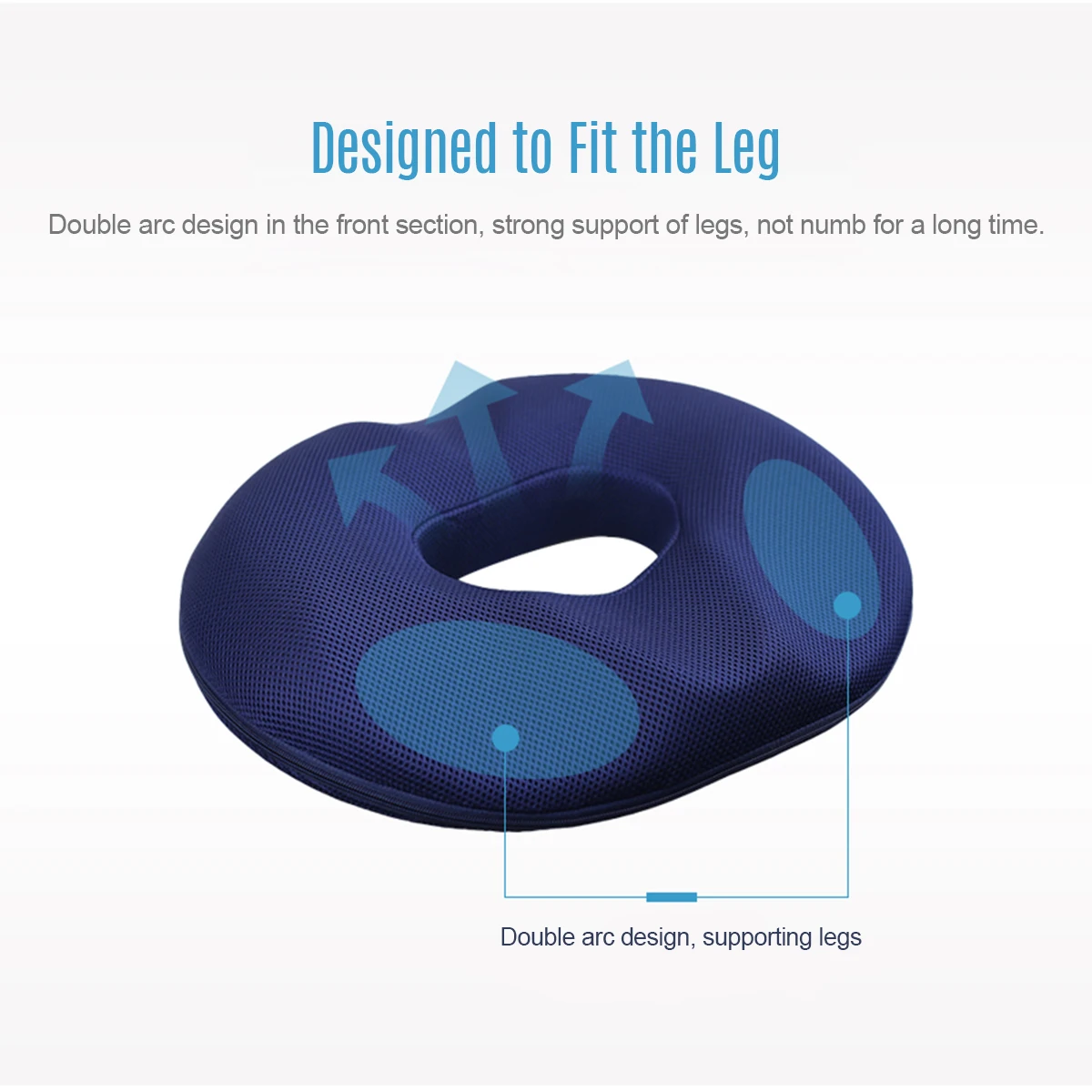 Подушка для сиденья с медленным отскоком подушка кольцом из пены эффектом памяти