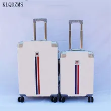 KLQDZMS, 20 дюймов, 24 дюйма, алюминиевая рама, Дорожный чемодан, высокое качество, багаж на колёсиках, для мужчин и женщин, сумка на колесиках, универсальная