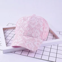 Women's Baseball Caps Lace Sun Hats Breathable Mesh Hat Gorras Summer Cap For Women Snapback Casquette