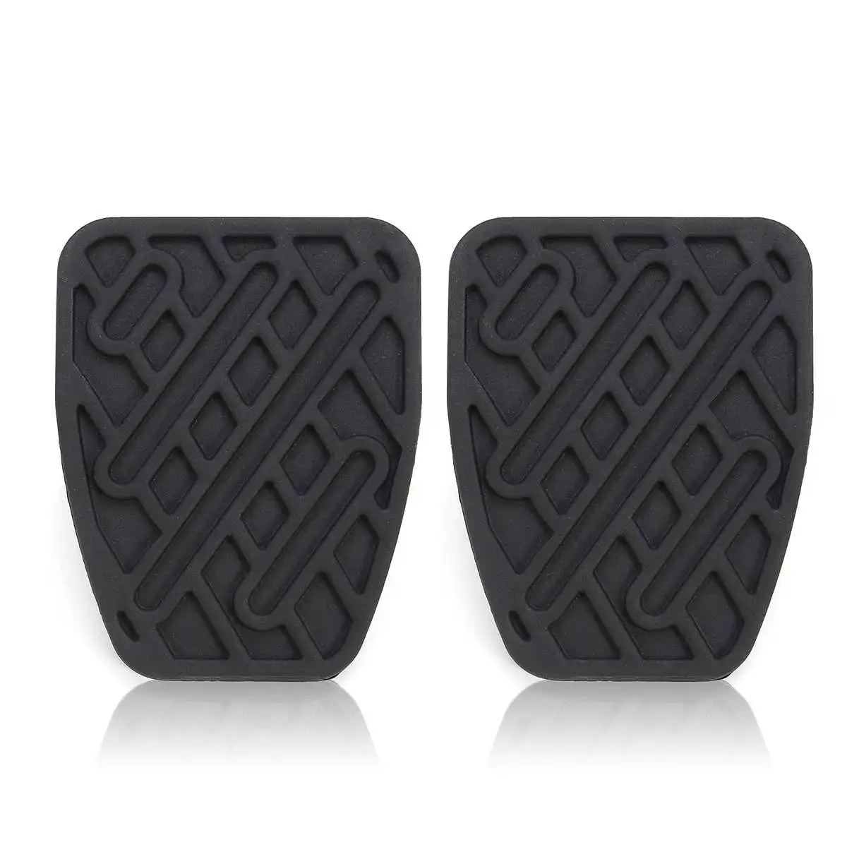 

2x Rubber Car Brake Clutch Pedal Pad Rubber Cover Sleeve For Nissan Qashqai 46531JD00A