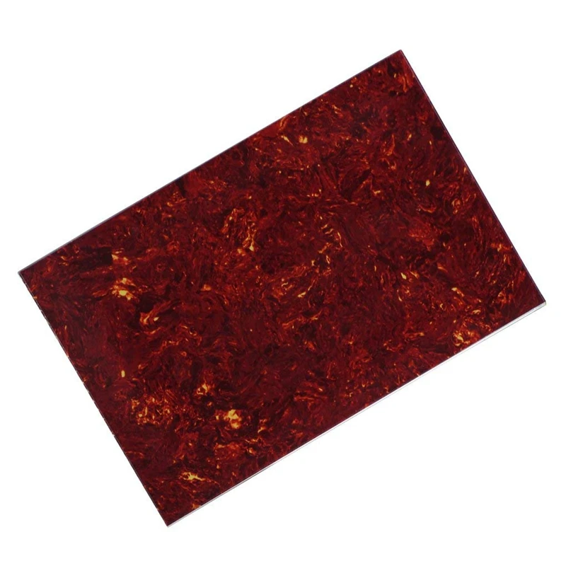 3Ply Гитара Бас маркер красный Черепаха начальный материал Начальная царапина