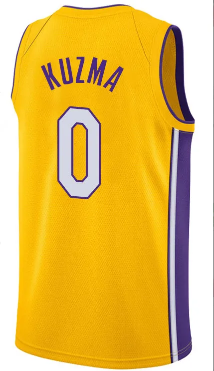 2 Lonzo Ball jersey 0 Kyle Kuzma 23 James JERSEY мужские 14 Brandon Ingram 24 Kobe Bryant майки Топ продаж - Цвет: New