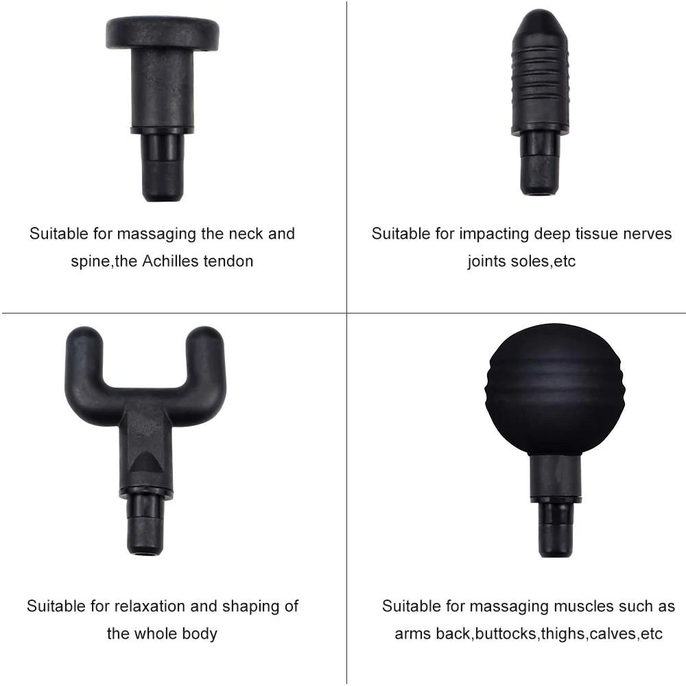 Kaufen 1200 3300r min Elektrische Muscle Massage Gun Tiefe Gewebe Massager Therapie Pistole Ausübung Muscle Pain Relief Körper Gestaltung