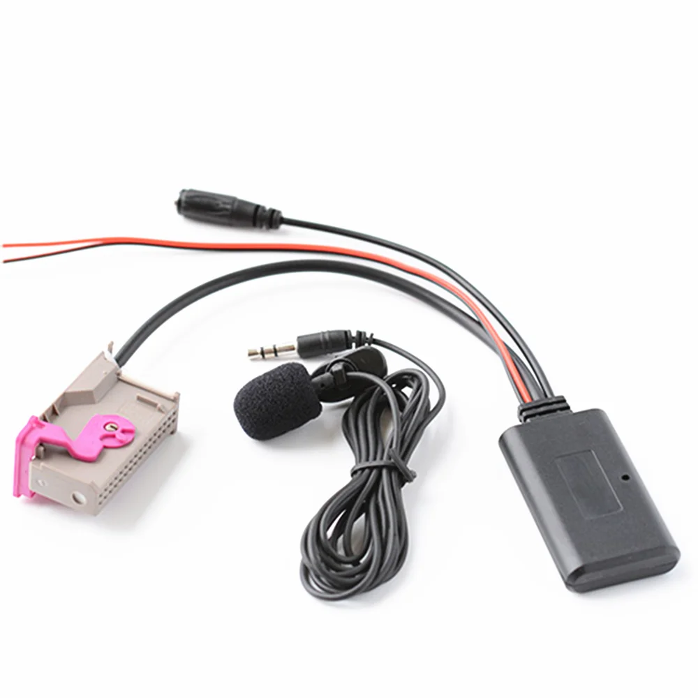 Bluetooth AUX адаптер RNSE музыкальный MP3 Aux-IN аудио кабель микрофон гарнитура для Audi A3 A4 A6