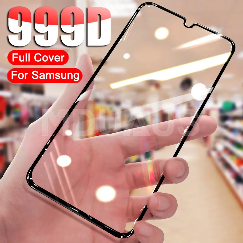 Защитное стекло 999D для Samsung Galaxy A10 A30 A50 A70 A20E A10S A20S A30S A40S A50S 70 S | Мобильные телефоны и