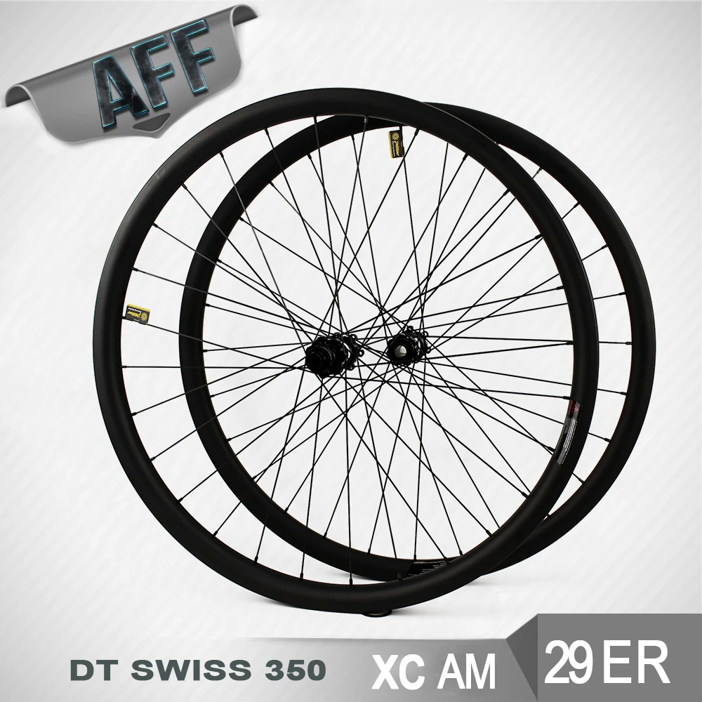 Колеса ELITEWHEELS 29ER MTB Углеродные колеса XC / AM 33 мм ширина 29 Глубина бескамерная с DT350