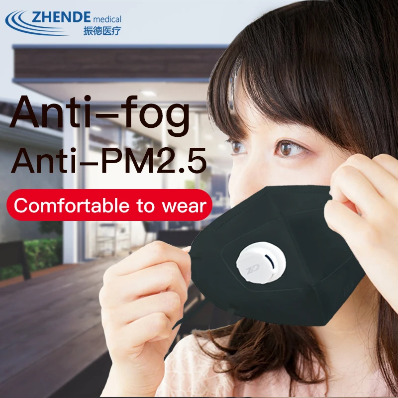

10pcs 3D Respirator Mask Folding Filter Breathing Anti-smog Anti-dust Anti-odor Windproof Ear-hook Medical Protection Masks