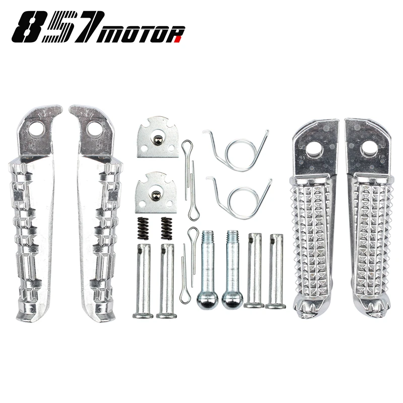 Motorcycle Front / Rear Footrests Foot pegs Foot Pedal Spring For YAMAHA FZ-09 MT09 MT07 MT03 MT10 R3 motorcycle accessories motorcycle foot pedals motorcycle footrests