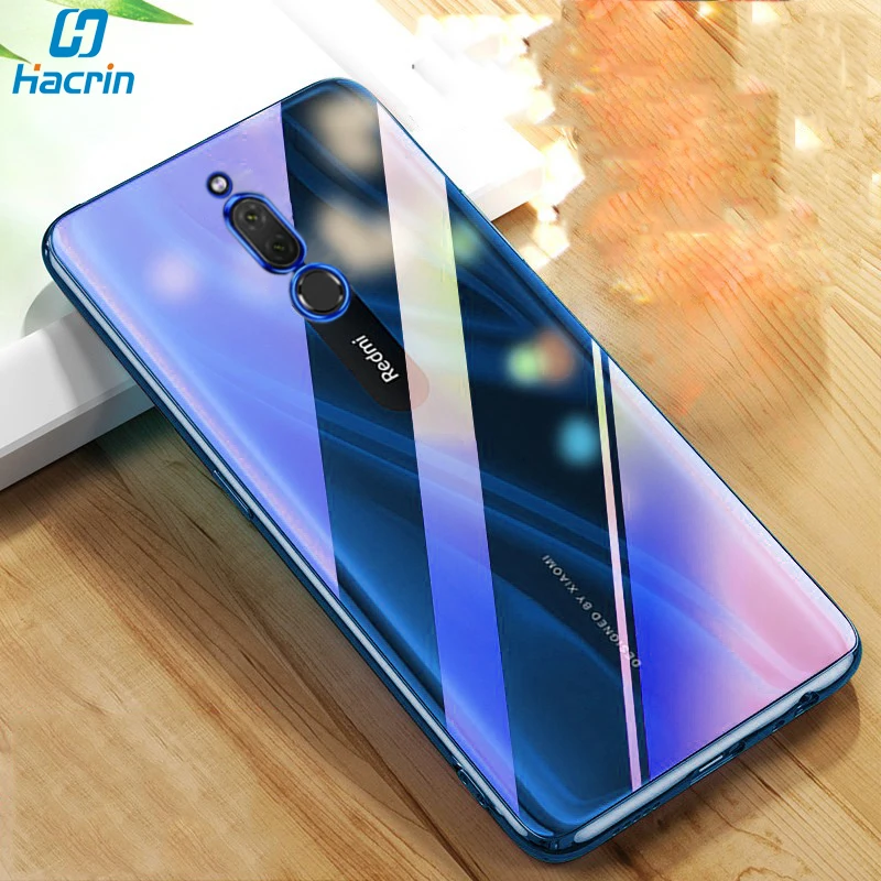 Чехол для Xiaomi Redmi 8 мягкий прозрачный чехол из ТПУ с лазерным покрытием 8A A