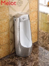 

Personalized Silver Mosaic Urinal Urine Cup Urinal Urinal Funnel Floor-Standing Stool Men's Induction Urinal