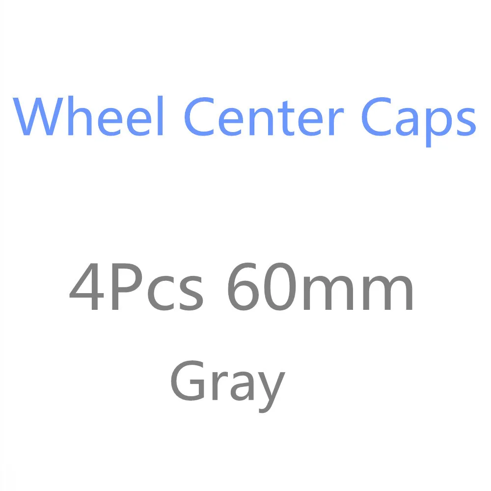 

4x 60MM Car Wheel Hub Cap Center Caps For AUDI A4 B5 B6 B7 B8 A6 C5 C6 C7 A5 80 8V V8 Q7 TT Q5 Q3 A1 A8 A7 S3 S4 S5 8P 8L R8 100