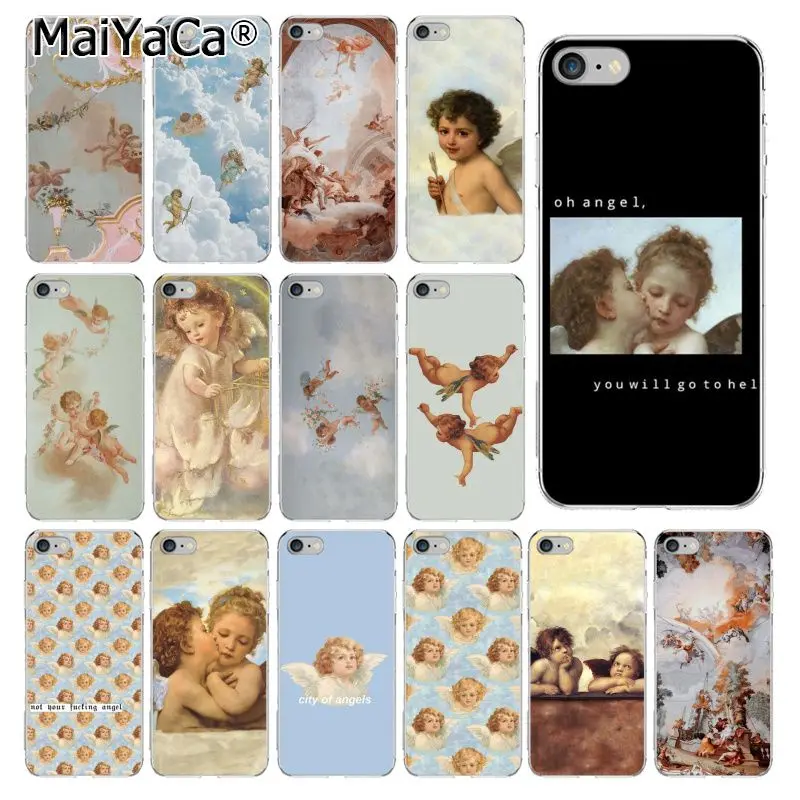 MaiYaCa винтажный рисунок Райский Ангел окрашенный чехол для телефона iphone 11 Pro 11Pro MAX 8