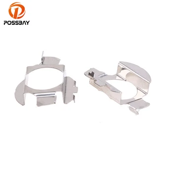 

POSSBAY Car Cover 1Pair H7 HID Xenon Bulbs Base Holders Adapters Retainer Clips Kit for VW Bora Car-styling