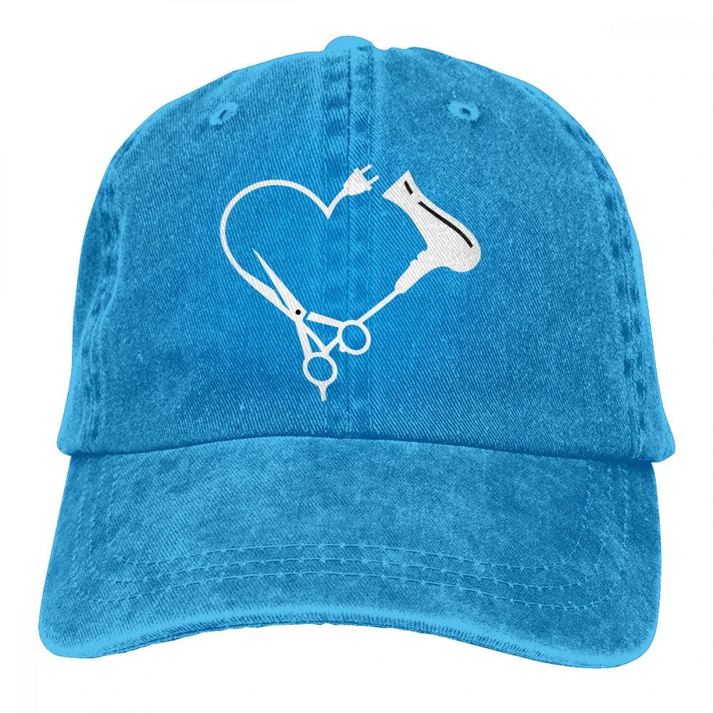 Стильный стилист Love Casquette черные унисекс Мужские Женские джинсовые бейсболка с ремешком кепки Регулируемая шляпа для гольфа папа