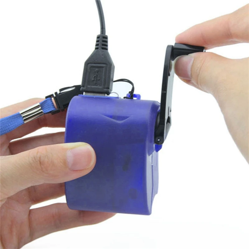 USB аварийное Ручное Зарядное устройство динамо для универсального зарядного устройства