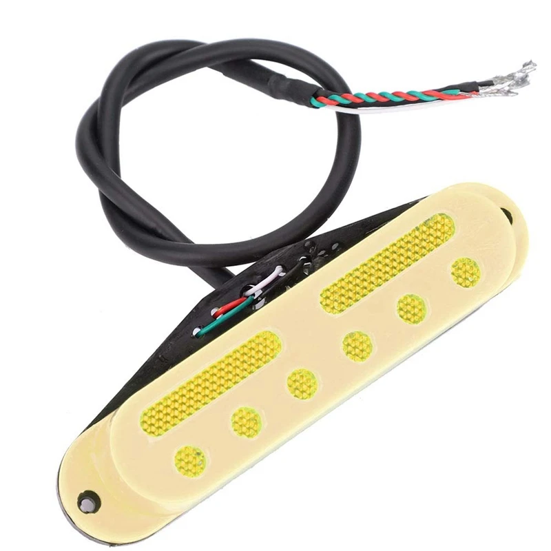 Guitar Pickup Guitar Single Coil Pickup Neck Middle Bridge Pickup Kit Pickup with Frame Guitar Parts Guitar Accessory Musical In