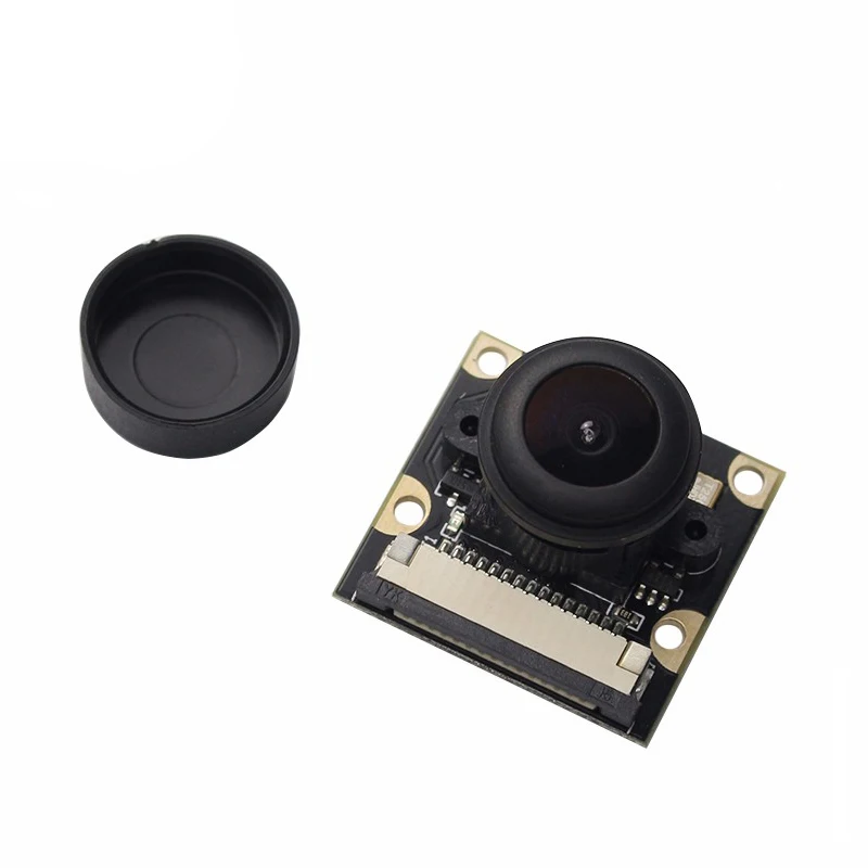 S робот для Raspberry Pi 4 Модель B/3B +/3B/2B камера ночного видения рыбий глаз 5MP OV5647 130