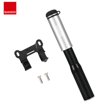 

Sahoo 311404 Mountain Road BMX Bicycle Pump Mini Bike Air Tire Pump Reversible Presta and Schrader High Pressure 100 Psi