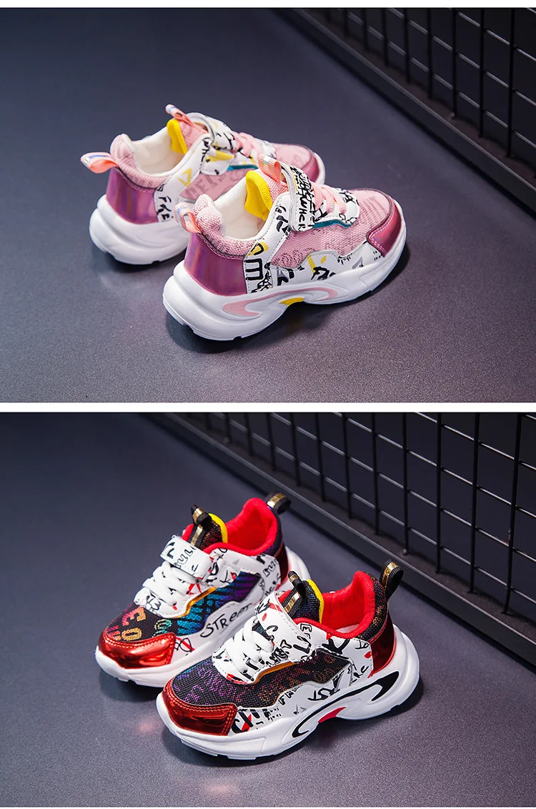 2020 Children Shoes Boys Sneakers Girls Sport Shoes Child Leisure Trainers Casual Breathable Kids Running Shoes Basketball Shoes